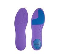 Oupower Plantillas para tacos de fútbol con absorción de impactos, soporte de arco antideslizante, transpirable, para hombres, mujeres, niños, niñas, niños, color morado (EE. UU. 7.5-8)