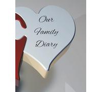 Our Family Diary: heart themed book for family