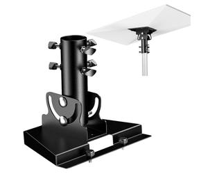 our fave Base de montaje satelital, construcción de hierro resistente, ajustable de 90 a 180 grados para una recepción fuerte, ajuste ancho