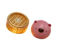 our fave Bonita base de teclado 3D Piggy Dumplings para teclados mecánicos personalizables, decoración y reemplazo de teclas Piggy de dibujos animados