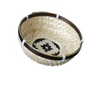 our fave Cesta de almacenamiento tejida a mano, cesta de almacenamiento tejida a mano, cestas decorativas, caja de granja, pícnics, comida, pan