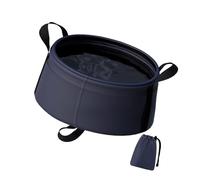 our fave Contenedor de agua plegable a prueba de fugas, perfecto para entusiastas de las actividades al aire libre, fácil de transportar y almacenar en un tazón de camping pequeño que ahorra espacio