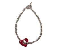 our fave Corazón anudado ajustable, elegante acento de oro rosa, joyería para mujer, incluye bolsa de regalo, accesorio de joyería para uso diario