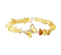 our fave Cristales de mariposa para mujer con energía irregulares cuentas de piedras preciosas diseños únicos, cuentas de piedra ajustables para mujer, One Size, como se describe