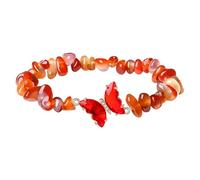 our fave Cristales de mariposa para mujer con energía irregulares cuentas de piedras preciosas diseños únicos, cuentas de piedra ajustables para mujer, One Size, como se describe