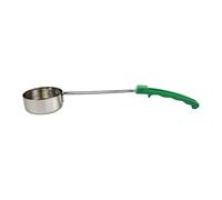 our fave Cuchara medidora de metal multiusos con mango de goma antideslizante, adecuada para cocinar, hornear y preparar alimentos, utensilios de grado de restaurante