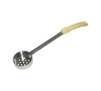 our fave Cuchara medidora de metal multiusos con mango de goma antideslizante, adecuada para cocinar, hornear y preparar alimentos, utensilios de grado de restaurante