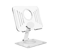 our fave Elevadores transparentes para tabletas de refrigeración que soportan posiciones horizontales y verticales de pantalla para dispositivos de 12.9 pulgadas, soporte acrílico para tabletas