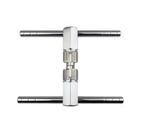 our fave Herramienta de roscado de rosca para pedalier de bicicleta, herramienta de roscado para pedalier de bicicleta, trinquete ajustable, soporte de grifo, llave de mantenimiento de ciclismo