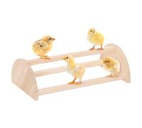 our fave Plataforma de descanso de madera de varios tamaños para aves juveniles, que promueve el comportamiento natural de gallina, marco de escalada