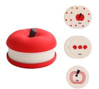 our fave Posavasos con diseño de frutas creativas, base de goma antideslizante para tazas de café, té, fácil de limpiar, materiales de PVC, tapetes creativos de PVC