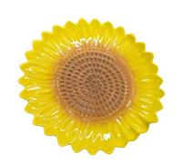 our fave Práctica placa de cerámica antideslizante con temática de girasoles para moler ajos de jengibre para uso diario, prensa de ajos de cocina