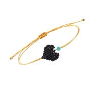 our fave Pulseras a juego con diseño de ala de ángel trenzada, ajustable, para parejas, parejas, One Size, como se describe