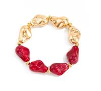 our fave Pulseras de resina irregulares elásticas resistentes y versátiles para el uso diario de resina irregular para mujeres, m, como se describe