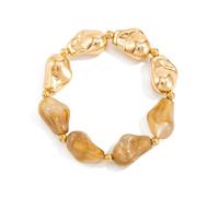 our fave Pulseras de resina irregulares elásticas resistentes y versátiles para el uso diario de resina irregular para mujeres, m, como se describe