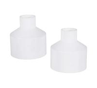 our fave Reductores de conductos para ventiladores de 50 mm, fáciles para varios tamaños de tubería en PVC, mejora la dirección del aire, conectores de tubería de PVC