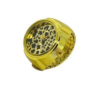 our fave Reloj de aro moderno con patrón Margay, simple y sin óxido, ajuste cómodo, sin deslustre, reloj de aro, One Size, como se describe, como se describe