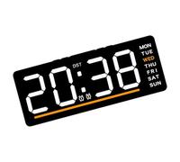our fave Reloj despertador digital silencioso con termómetros de habitación, luz de varios colores, ideal para personas que duermen ligeramente, reloj silencioso para dormitorio