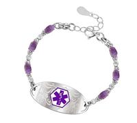 our fave Salud ajustable con símbolo y circonita en base de cobre, ideal para regalar con estilo, One Size, como se describe