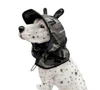 our fave Sombrero de sol portátil para perro, para viaje a la playa, correa regulable, para varios tamaños, materiales transpirables, cómodo para pasear al perro