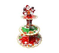 our fave Soporte de exhibición de cupcakes de varios niveles para postres de Navidad, bandeja elegante, fácil de montar, estante de almacenamiento fácil de montar