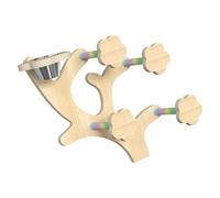 our fave Soporte de plataforma para pájaros de madera para loros, cacatúas y pequeñas percas para mascotas, soporte de plataforma con palo de madera