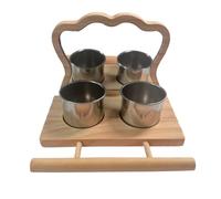our fave Soporte multifuncional para pájaros con espejo y soporte de comida para jaulas, promoción segura de actividades y curiosidad