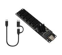 our fave Tarjeta de expansión 5 en 1 SATA3.0 con entrada USB A y tipo C para ordenador portátil y disco duro NAS de escritorio