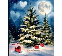 Our First Christmas Composition Notebook: Watercolor | Matte Finish | Watermark @ 1/2 pt. | Wide Ruled
