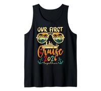 Our First Cruise 2026 Together Matching Couple Cruising Trip Camiseta sin Mangas
