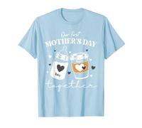 Our First Mother's Day Together Baby Mommy and Me Matching Camiseta