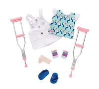 Our Generation BD30287Z - Ropa Deluxe - Conjunto con muletas