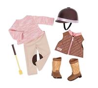 Our Generation BD30326Z - Ropa deluxe - Ropa de equitación rosa