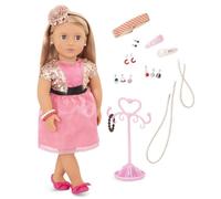 Our Generation BD31080C1Z - Muñeca con Joyas 46 cm - Audra