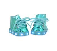 Our Generation BD37468Z - Zapatillas deportivas luminosas para muñecas - Azules