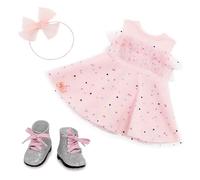 Our Generation - Rosa y Colorido - Ropa para muñecas de 46 cm - Vestido de Fiesta con Estampado de Confeti - Accesorios para Diademas y Botas - Jugar a Simular - Juguete para niños a Partir de 3 años