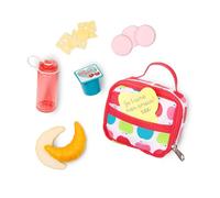 Our Generation School Bag Food Set - 18-Inch Doll Accessories - Pretend Play - Toys For Kids Ages 3 & Up - Let's Do Lunch, Multicolor (Maison Battat Inc. e4848)