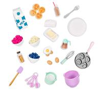 Our Generation - Despierta al Sabor - Set de Desayuno con Tortitas - Jugar a la Comida - Juguete de Cocina - Accesorios para muñecas de 46 cm - Juguete para niños a Partir de 3 años