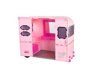 Our Generation - Trailer Suite Star - Accesorios para muñecas de 46 cm - Maquillaje de fantasía - Trailer de la película - Jugar a simular - Juguete para niños a partir de 3 años