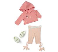 Our Generation- Traje de práctica de ballet con sudadera, estampado de letras, Multicolor (Branford Ltd. BD30468Z)
