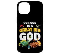 Our God is a Great Big God - Christian Faith Kids Dinosaur Carcasa para iPhone 14