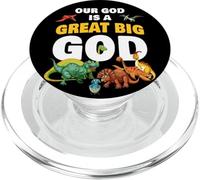Our God is a Great Big God - Christian Faith Kids Dinosaur PopSockets PopGrip para MagSafe