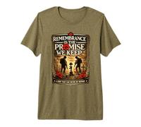 Our Heroes Remembrance is The Promise We Keep Inspire Cita Camiseta Premium