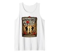 Our Heroes Remembrance is The Promise We Keep Inspire Cita Camiseta sin Mangas