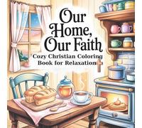 Our Home, Our Faith: Cozy Christian Coloring Book for Relaxation: Simple and Peaceful Faith-Based Coloring Pages with Cozy Home Scenes for Stress Relief