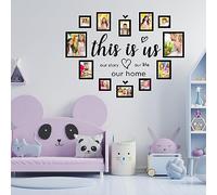 Our Home Quotes,Calcomanías de pared de vinilo inspiradoras This is Us para marcos de fotos familiares, calcomanías artísticas para decoración del hogar, niños, decoración de sala de estar