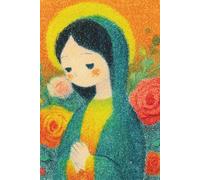 Our Lady Blessed Mother Notebook: 120 Page Lined Blank Journal with Soft Matte Cover | Simple Sweet Catholic Art Mother of Christ Illustration