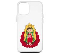 Our Lady of Guadalupe Chibi Style Tee Mexican Devotion Carcasa para iPhone 12/12 Pro
