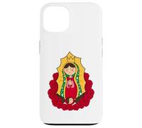 Our Lady of Guadalupe Chibi Style Tee Mexican Devotion Carcasa para iPhone 13