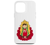 Our Lady of Guadalupe Chibi Style Tee Mexican Devotion Carcasa para iPhone 13 Pro Max